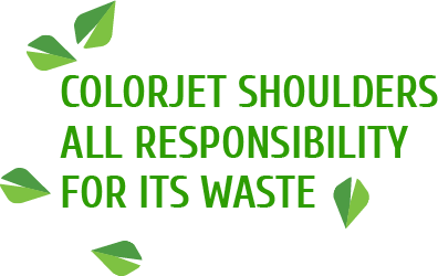 colorjet shoulders all responsibility for its waste
